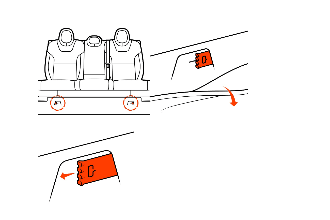 manual release backseat
